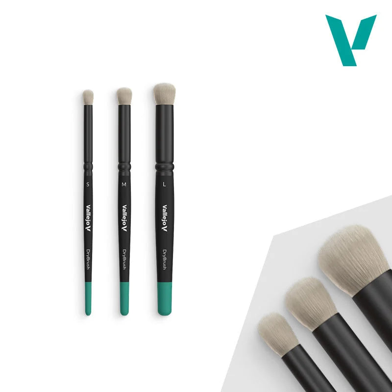Dry Brush Set Pelo Natural (S, M, L)