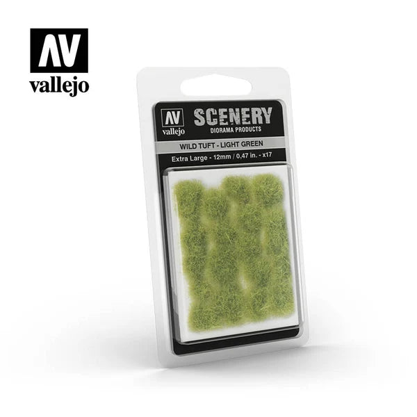 Scenery: Wild Tuft- Light Green, Extra large (12 mm. / 0,47 in.)