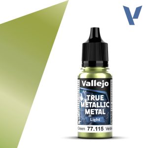 Vallejo True Metallic Metal 77.115 – Verde Ámbar Light 18 ml