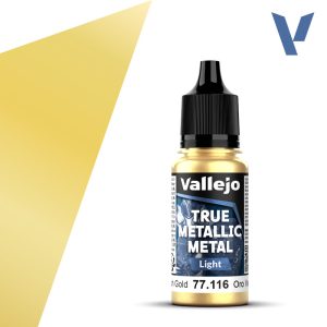 Vallejo True Metallic Metal 77.116 – Oro Verde Light 18 ml