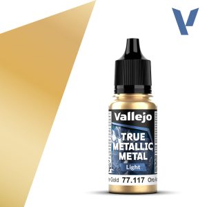 Vallejo True Metallic Metal 77.117 – Oro Arcano Light 18 ml