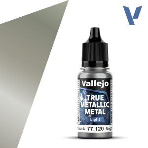 Vallejo True Metallic Metal 77.120 – Negro Obsidiana Light 18 ml