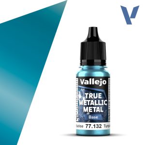 Vallejo True Metallic Metal 77.132 – Turquesa Hidra Base 18 ml