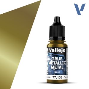 Vallejo True Metallic Metal 77.136 – Oro Verde Base 18 ml
