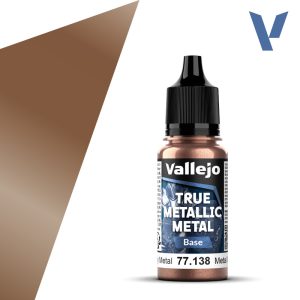 Vallejo True Metallic Metal 77.138 – Metal Oxidado Base 18 ml