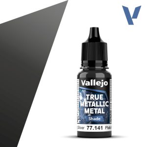 Vallejo True Metallic Metal 77.141 – Plata de Ley Shade 18 ml