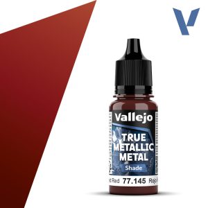 Vallejo True Metallic Metal 77.145 – Rojo Forjado Shade 18 ml