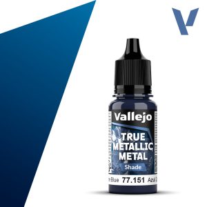 Vallejo True Metallic Metal 77.151 – Azul Zafiro Shade 18 ml