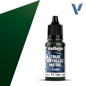 Vallejo True Metallic Metal 77.154 – Verde Sombrío Shade 18 ml