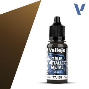 Vallejo True Metallic Metal 77.157 – Oro Arcano Shade 18 ml