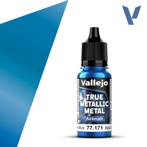 Vallejo True Metallic Metal 77.171 – Azul Zafiro Airbrush 18 ml