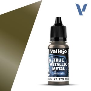 Vallejo True Metallic Metal 77.179 – Metal Envejecido Airbrush 18 ml