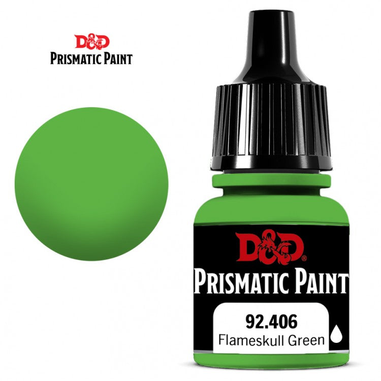 Envase de D&D Prismatic Paint: Flameskull Green – 8 ml