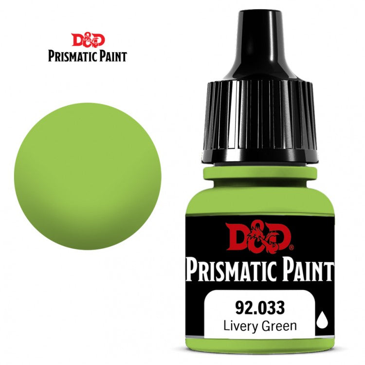 Envase de D&D Prismatic Paint: Livery Green – 8 ml
