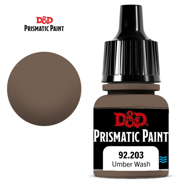 Envase de D&D Prismatic Paint: Umber Wash – 8 ml